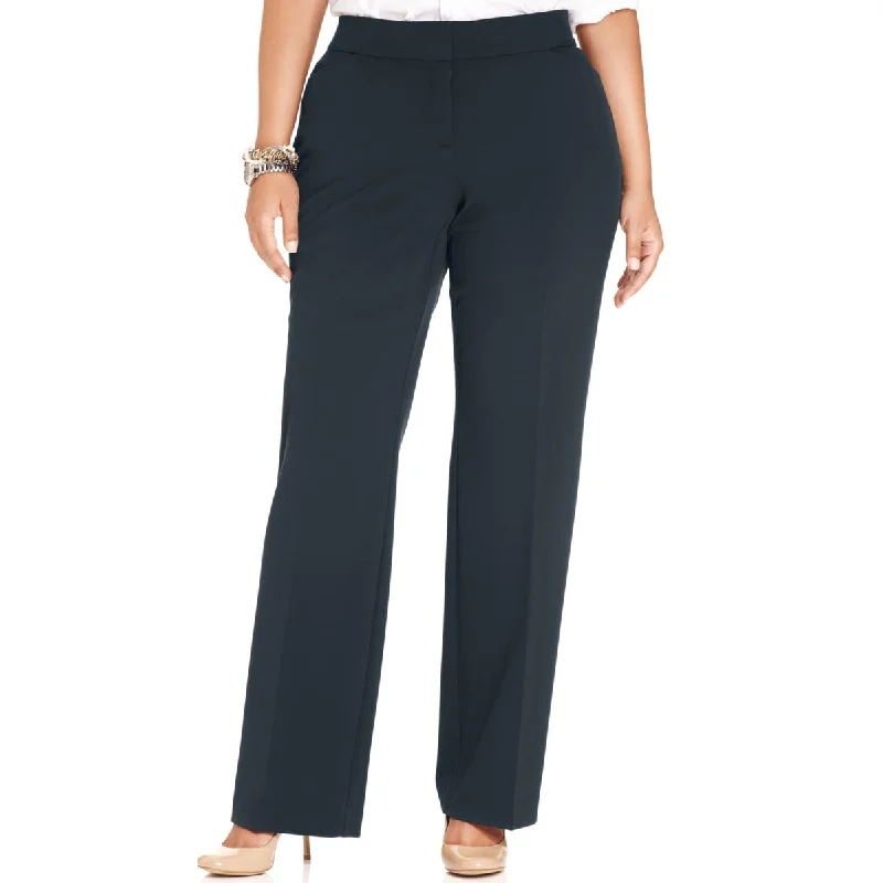 women's classic pantsPlus Womens Straight Leg Pants