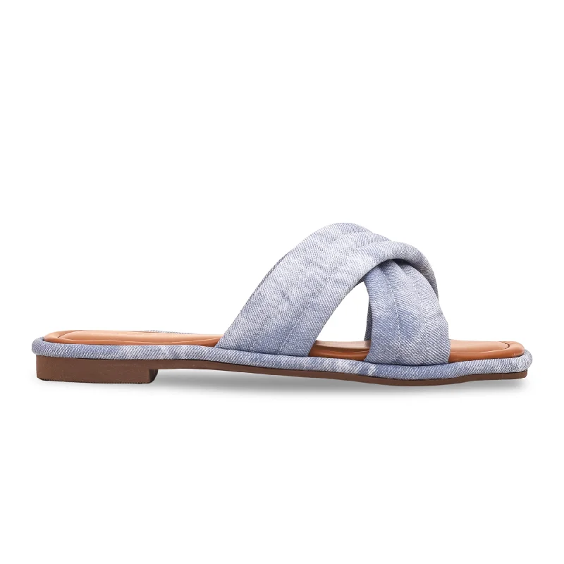 Formal Dress for Art GalleriesSky Blue Formal Slipper FR8071