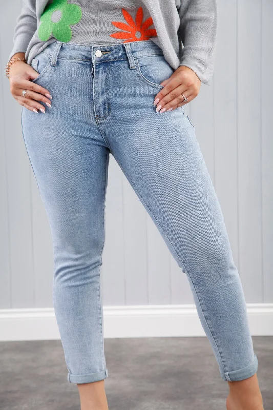 women's low-rise pantsPoppy Push Up Jeans