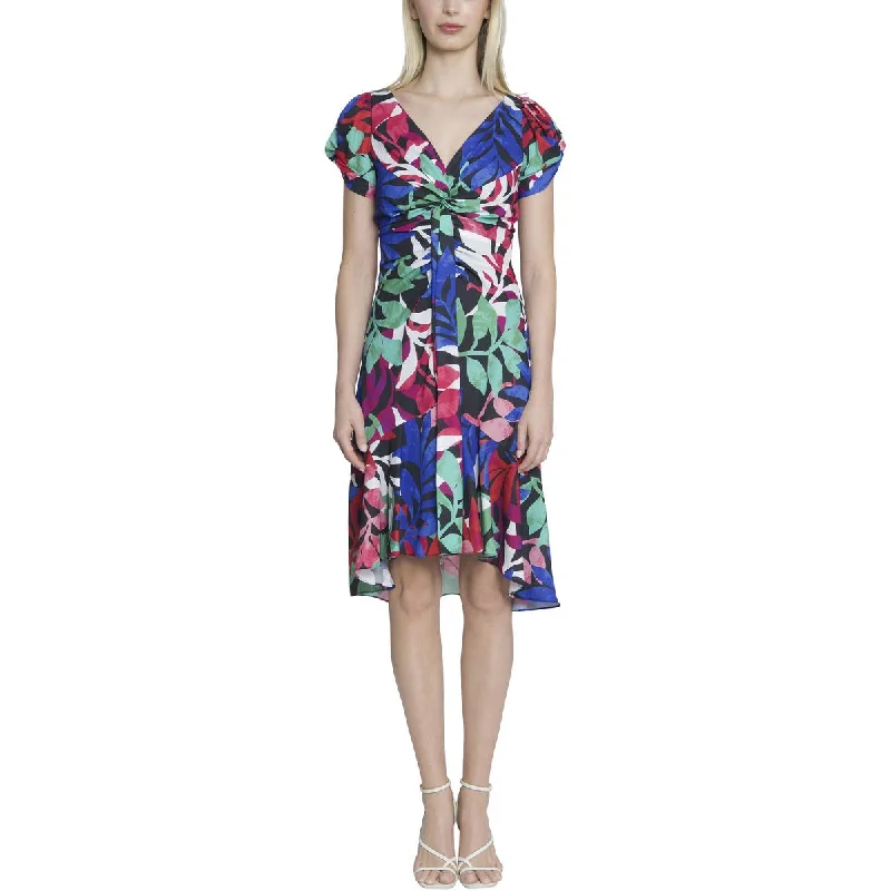 floral midi dressesMaggy London Womens Printed Mid Calf Shift Dress