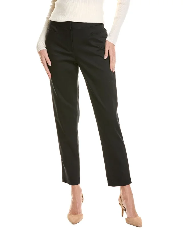 women's silk pantsElie Tahari Slim Pant