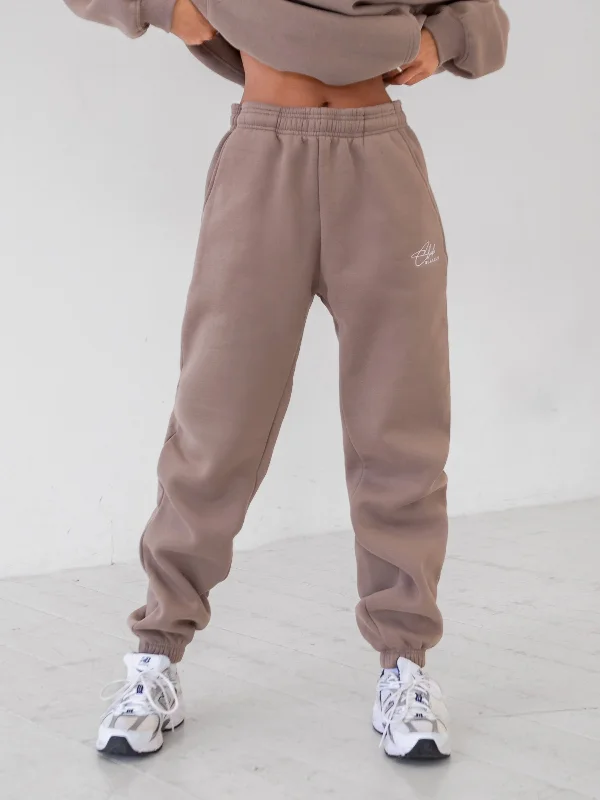 women's polyester pantsClub Sweatpants - Brown