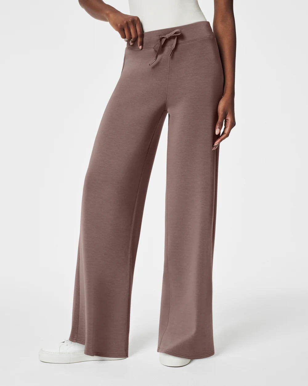 women's trendy pantsSpanx AirEssentials Wide Leg Pant In Smoke