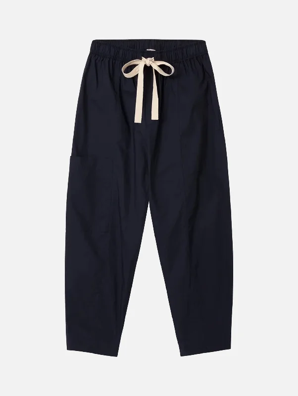 women's striped pantsLM Poplin Pant in Navy