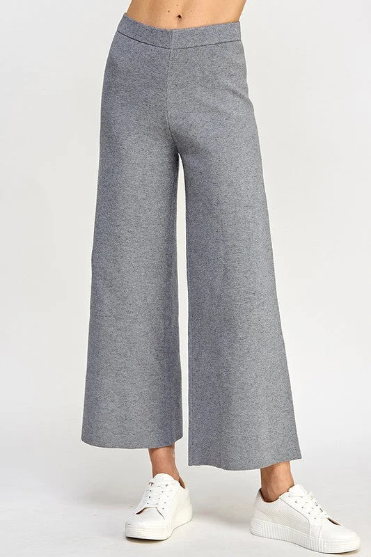 women's sweatpantsAutumn Trends Grey Knit Pants