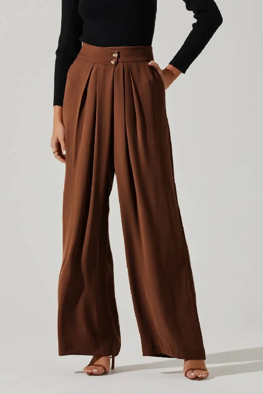 women's insulated pantsBoyfriend Pants In Brown