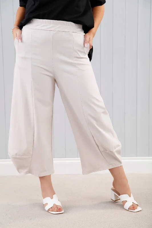 women's high-waisted pantsEstella Luxe Trousers Beige