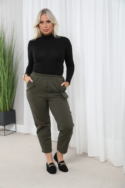 women's trendy pantsAmalfi Trousers Khaki