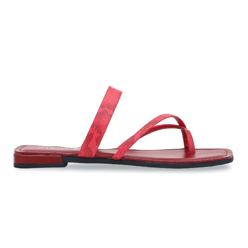 Formal Dress for Civil CeremoniesRed Formal Chappal FR0497