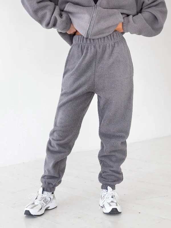 women's cotton pantsBorg Sweatpants - Charcoal