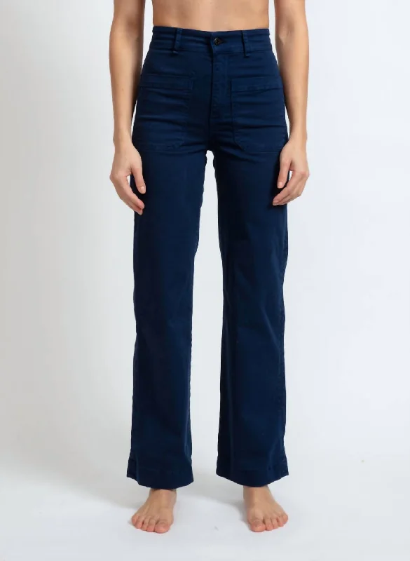 women's jogger pantsSailor Twill Pant In Navy