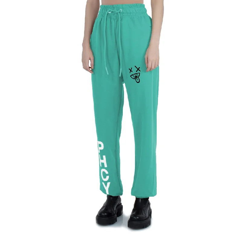 women's chic pantsPharmacy Industry Sporty Chic Cotton Jersey Women's Trousers