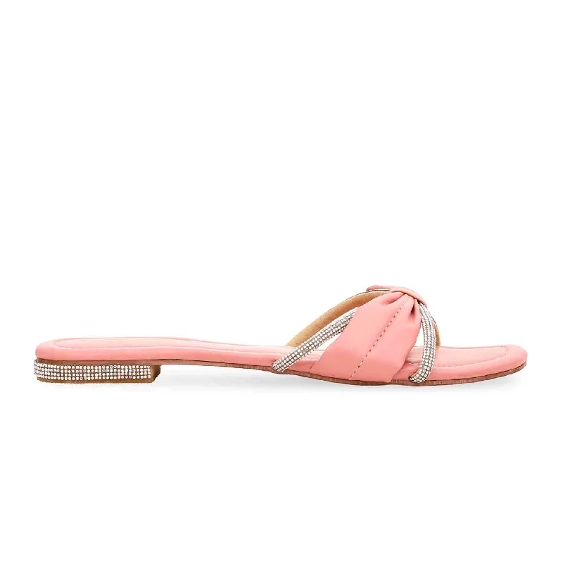 Formal Dress for Sailing RegattasPink Formal Slipper FR8126