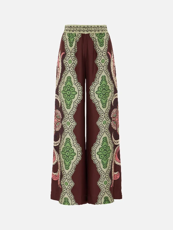 women's floral pantsPalazzo Pants in Portal Placée