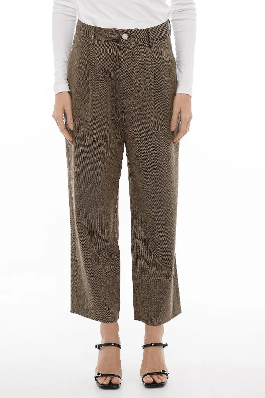 women's warm pantsSibel Saral Wool Blend FRITZ Single Pleat Pants