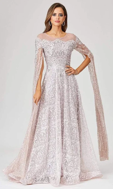 Formal Dress for Costume BallsLara Dresses - 29454 Embellished Long Sleeve A-Line Gown