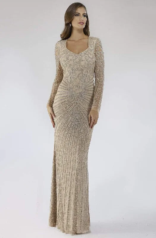 Formal Dress for Literary AwardsLara Dresses - 29602 Bead Embellished Column Gown