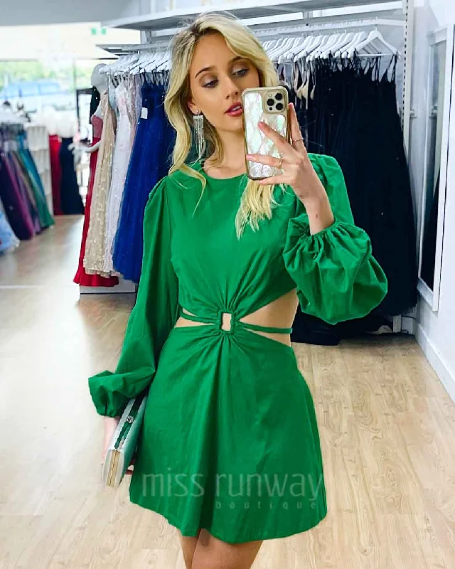 stylish Mimi dresses for teenagersKianna Mini Dress - Green