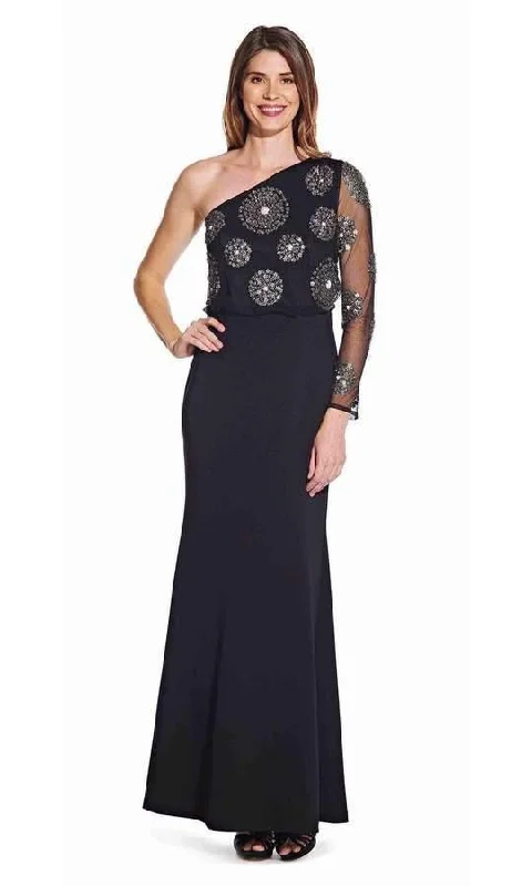 maxi dresses for mother of the groomAdrianna Papell AP1E206525 Long Formal Beaded Dress