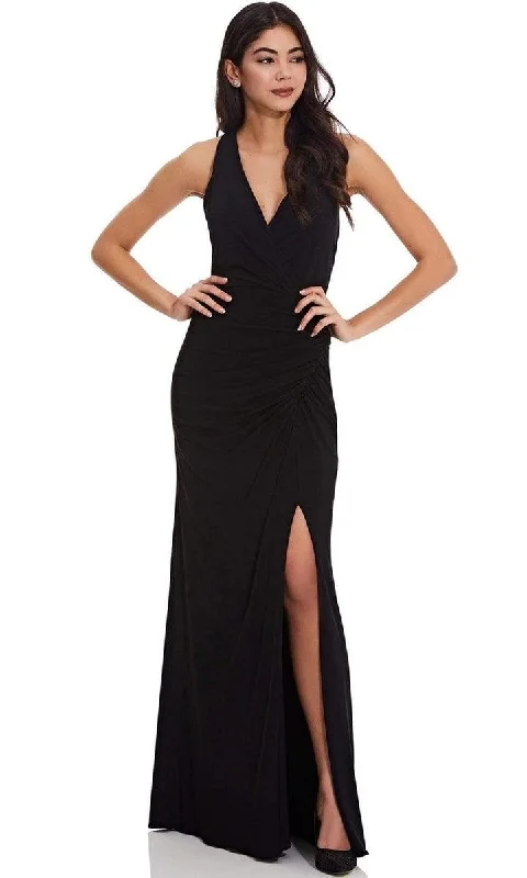 maxi dresses with hidden pocketsAdrianna Papell AP1E207505 Long Formal Halter Dress