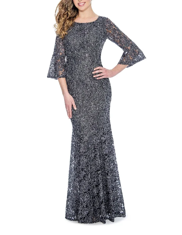 maxi dresses for plus sizeDecode 1.8 Bell Sleeve Long Formal Lace Dress Plus Size