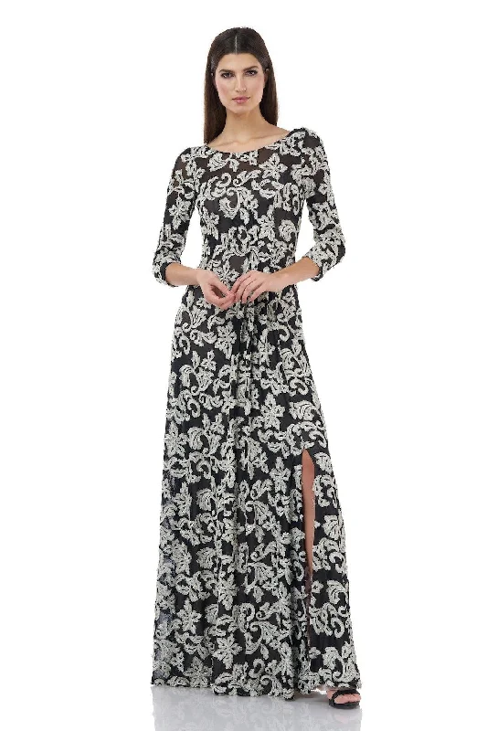 Fresh Floral Long Sleeves DressJS Collections Long Formal Long Sleeve Dress 867027