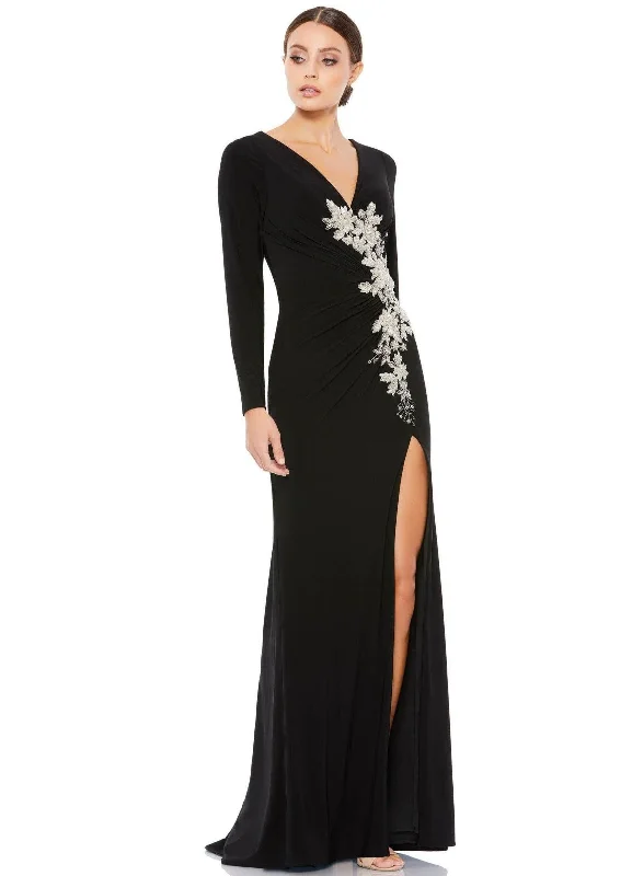 modern wedding dressesMac Duggal 12453 Long Mother of the Bride Dress