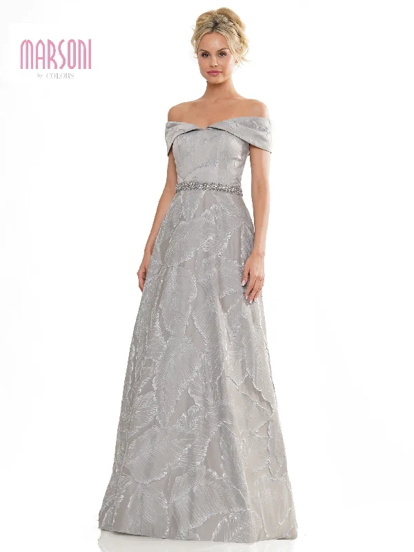 timeless wedding dressesMarsoni MV1265 Mother of the Bride V Neck Cap Sleeve A Line Dress