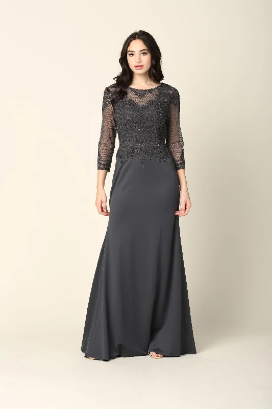 intricate wedding dressesLong Formal Mother of the Bride Dress