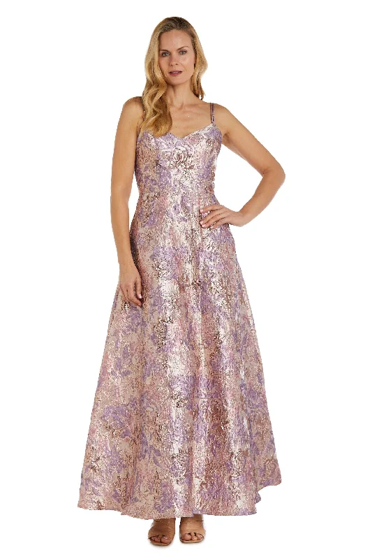 maxi dresses with zippersNightway Long Formal Metallic Dress 22133