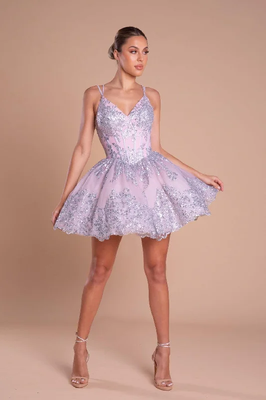 short party dressesPortia and Scarlett PS21008 Short Homecoming Cocktail Dress