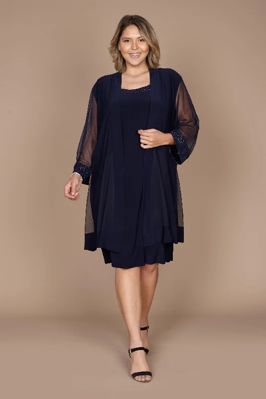 plus-size wedding dressesR&M Richards 8271W Short Mother Of Bride Plus Size Dress Sale