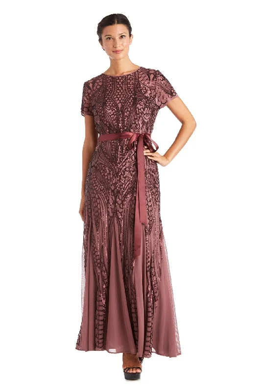 appliqued wedding dressesR&M Richards 7285 Long Mother Of The Bride Dress Sale