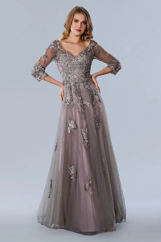 beaded wedding dressesStella Couture 23352 Long Formal Mother of the Bride Dress