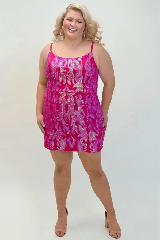 tulle party dressesSydneys Closet SC8123 Plus Size Short Homecoming Dress