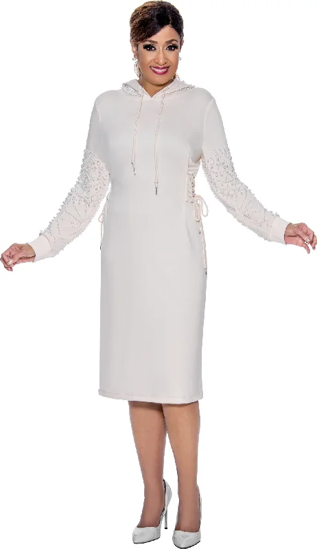 Fancy Long Sleeves DressDivine Apparel DCC521X Long Sleeve Hoody Dress