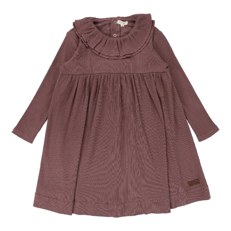 Fashionista Long Sleeves DressLil Legs Long Sleeve Dress - Dusty Plum