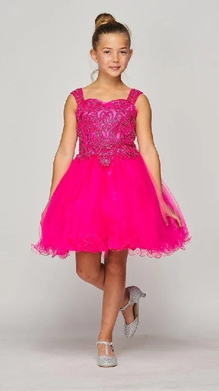 Sleeveless Dress In SatinShort Flower Girl Dress Sleeveless