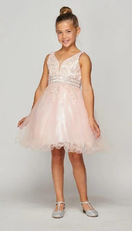 Sleeveless Dress FashionSleeveless Flower Girl Dress